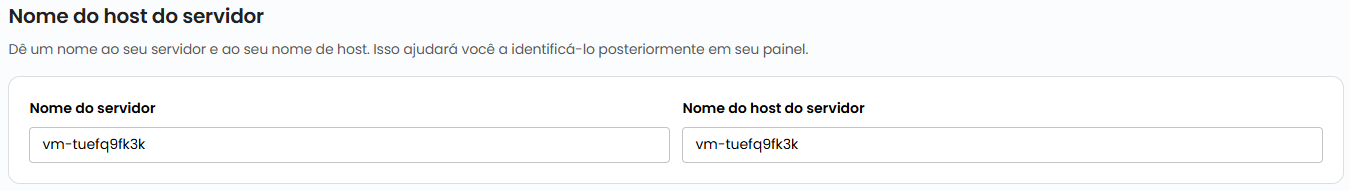 Identificação da instância