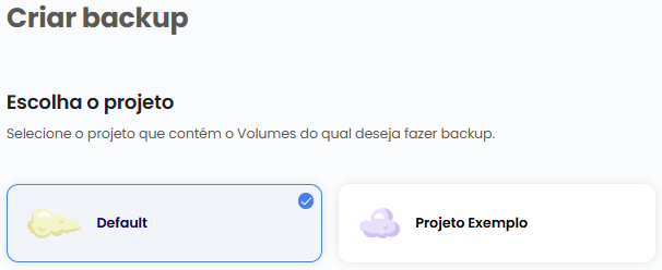 Seleção de projeto